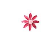 Vintage Pink Daisy Brooch - FourthCoastVintage