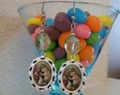 Spring Bunnies Dangles Earrings