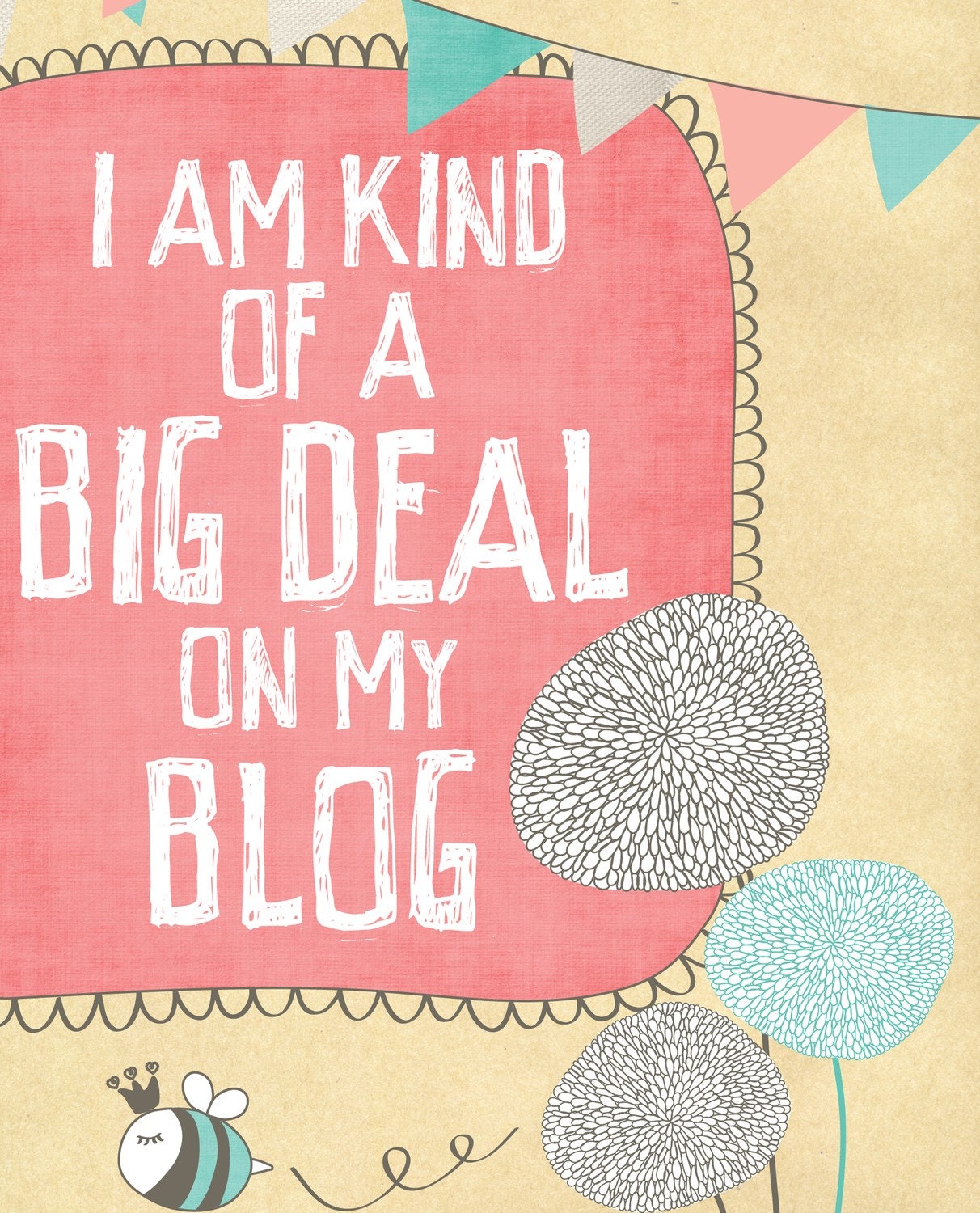 Typography Print, Digital Print Wall Decor, Typographic Modern Art, Funny Quote, Wall Art Digital Illustration Drawing Typography