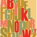 Alphabet Art, Children Wall Art, Modern Nursery Wall Decor ABC Poster Wall Decor, Alphabet Print Set, Alphabet Kids Room Decor
