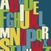 Modern Alphabet Kids Wall Art Print "I Know My ABCs" 11x14 Blue Educational Art, Modern Alphabet Print Art, Alphabet Poster