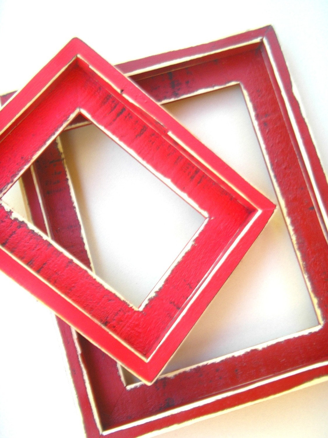 Barnwood photo picture frame 11x14, 12x12 or 10x10 Red or barn red or choose from 63 colors Colored picture frame