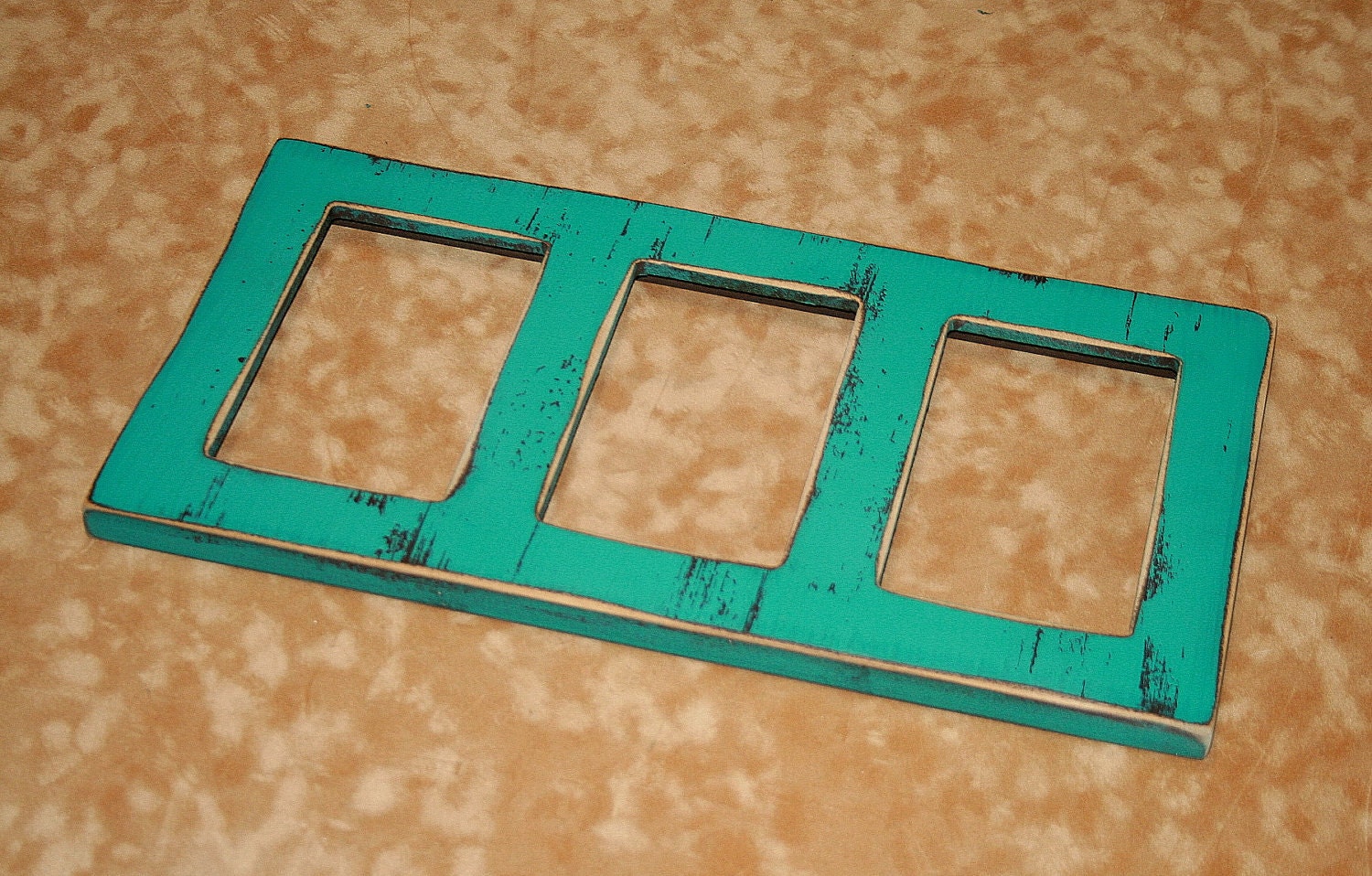 3 opening picture frame 3) 4x6, 5x5 or 5x7's choose from 63 Colors Multiple collage multi opening picture frame