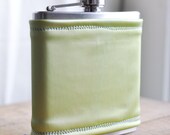 Designer Flask in Shiny Lime Green