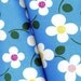 Dancing Twist Flowers Blue- Japanese Cotton-EK-QS33103B