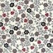 Little Flower in Flower Black/Red in White - EK-QS29103A