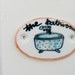 Porcelain wall hanging art  The bath, small board