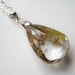 Orange and Yellow Phantom Quartz Pendant