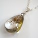Orange and Yellow Phantom Quartz Pendant