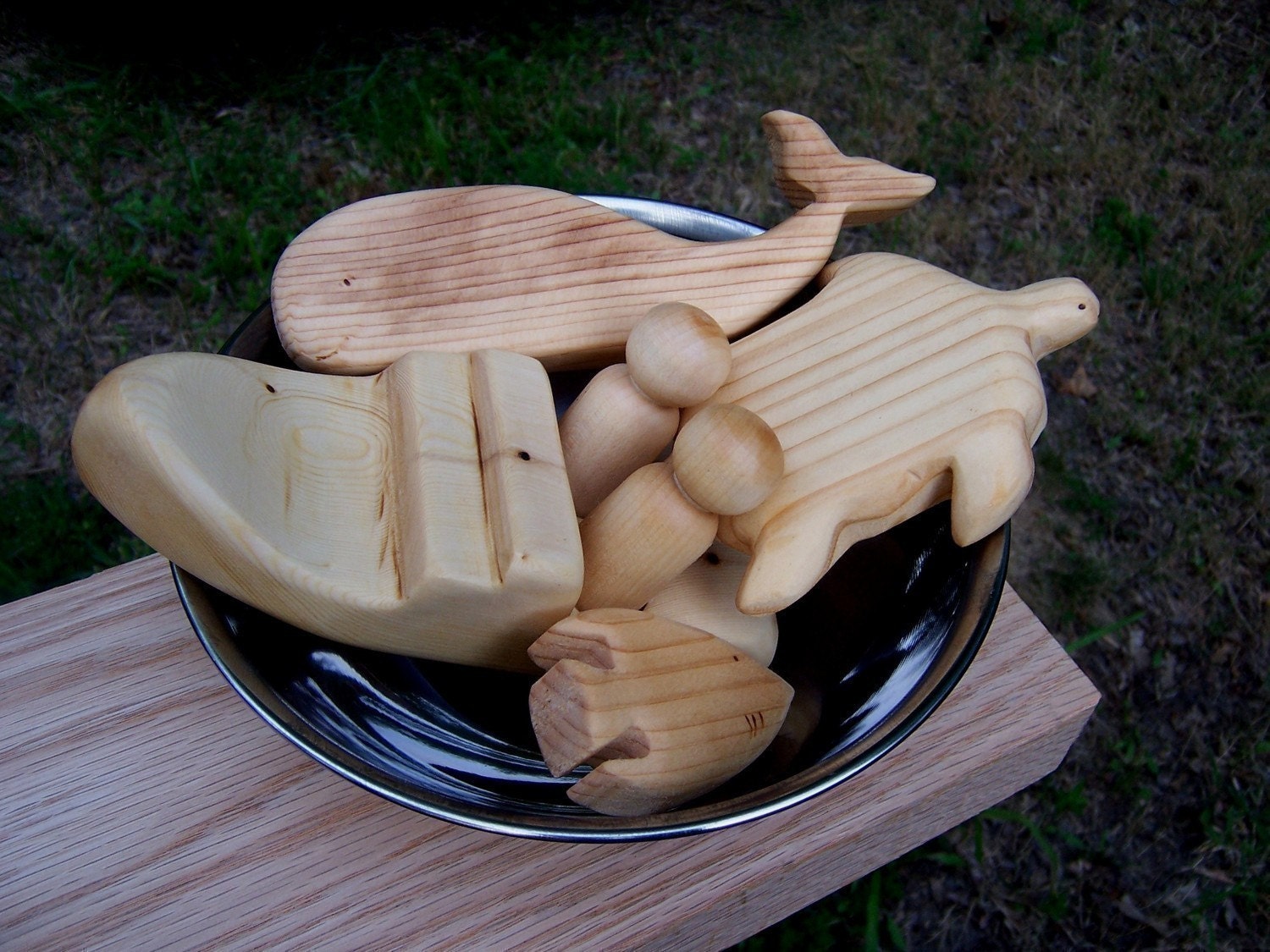 Natural Bathtub Toys Gift Set