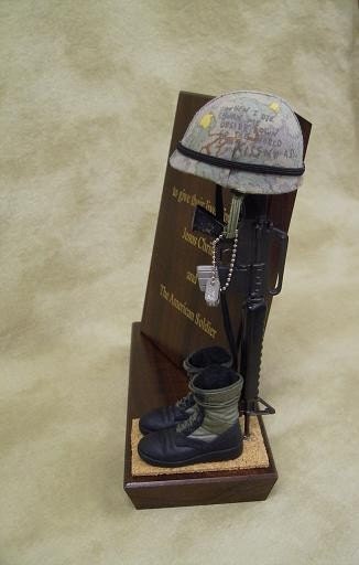 2 MEN PLAQUE - Vietnam Version, Army, Marine, Navy, Air Force, National Guard, Coast Guard, Faith, Fallen Soldier