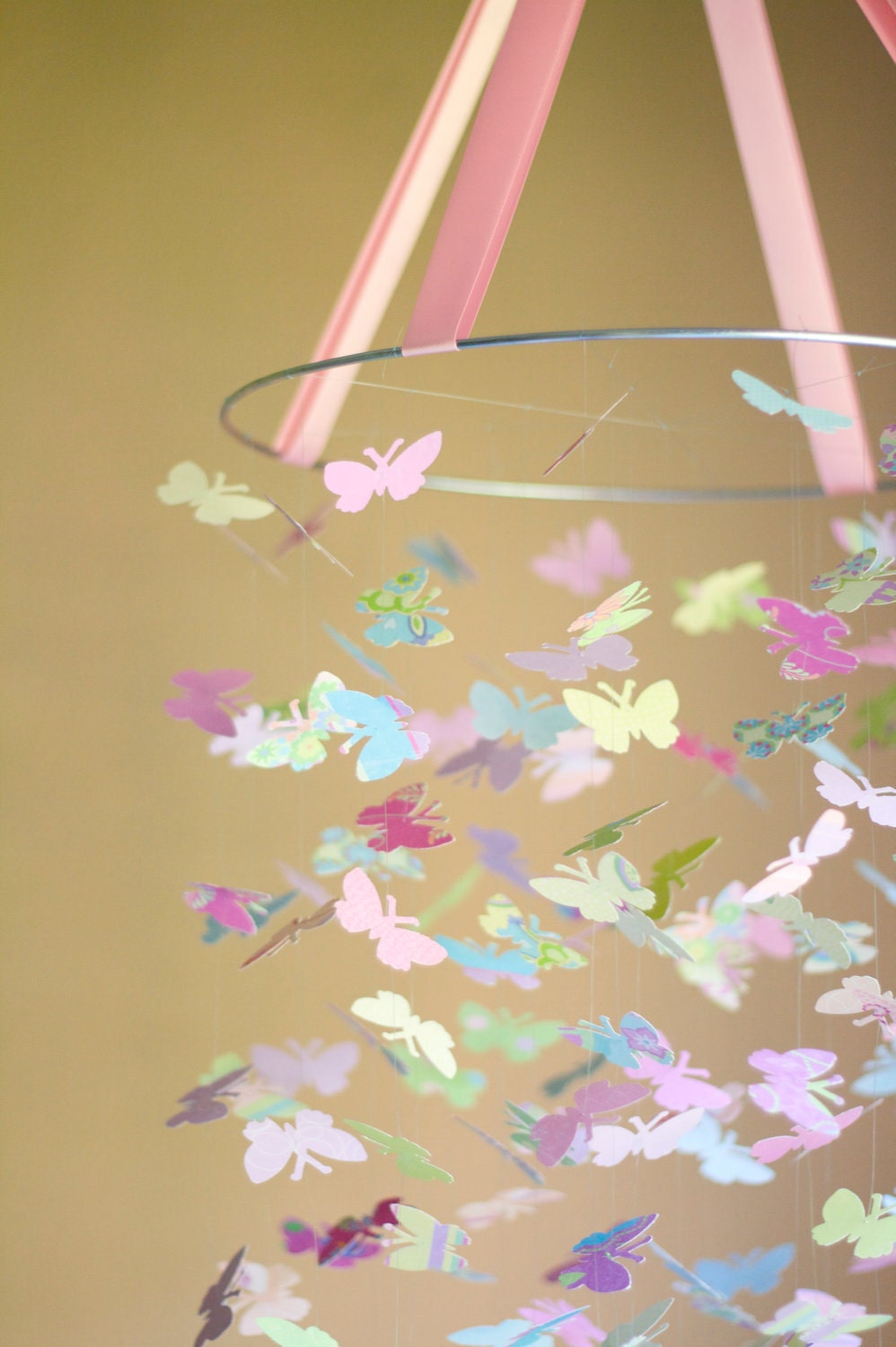 Lavender Love Butterfly Mobile Kit - DIY - Great Craft Project
