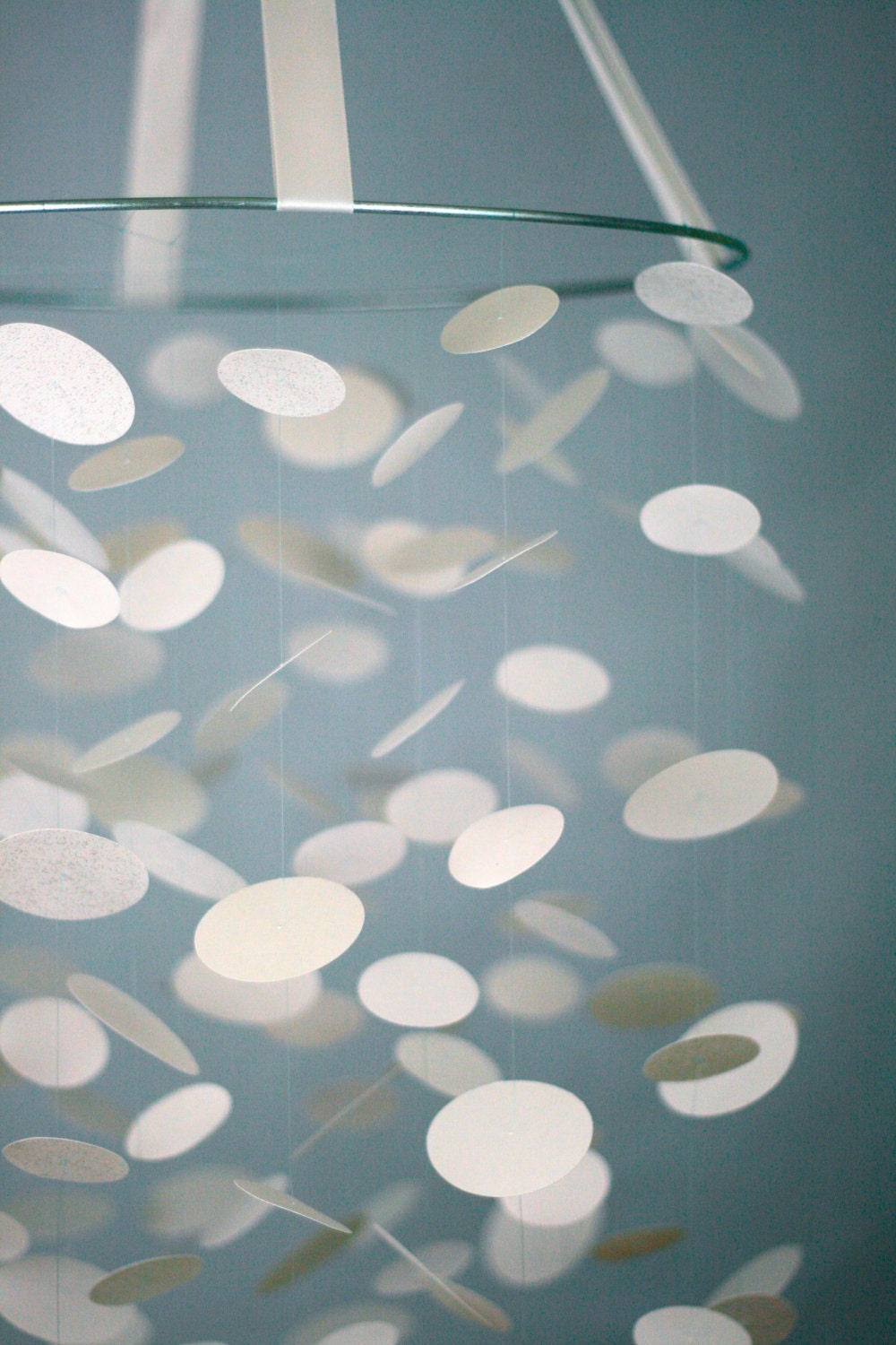 White Bright Bubble Mobile KIT - DIY - Do It Yourself - Great Craft Project