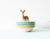 Set of 6 LuRay Pastel Dessert Bowls - AmeliaBedeliaVintage