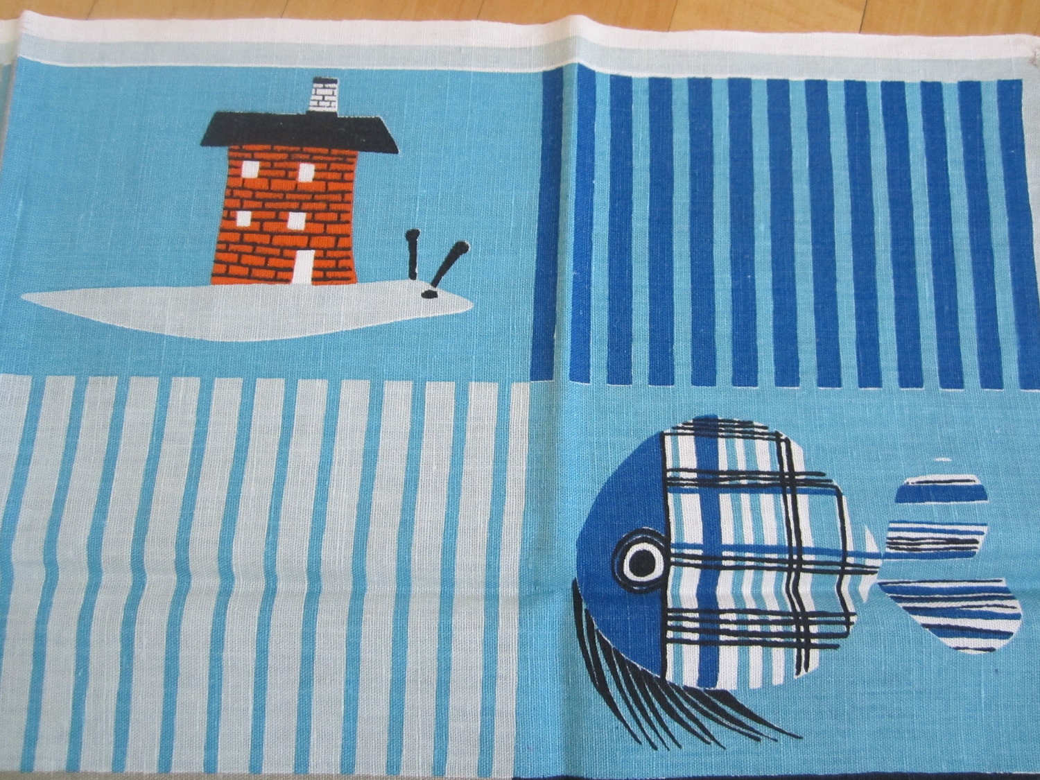 Vintage Swedish Wall Hanging Louise Fougstedt
