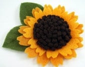 Felt Sunflower Pattern Tutorial ... No Machine Sewing Quick and Easy