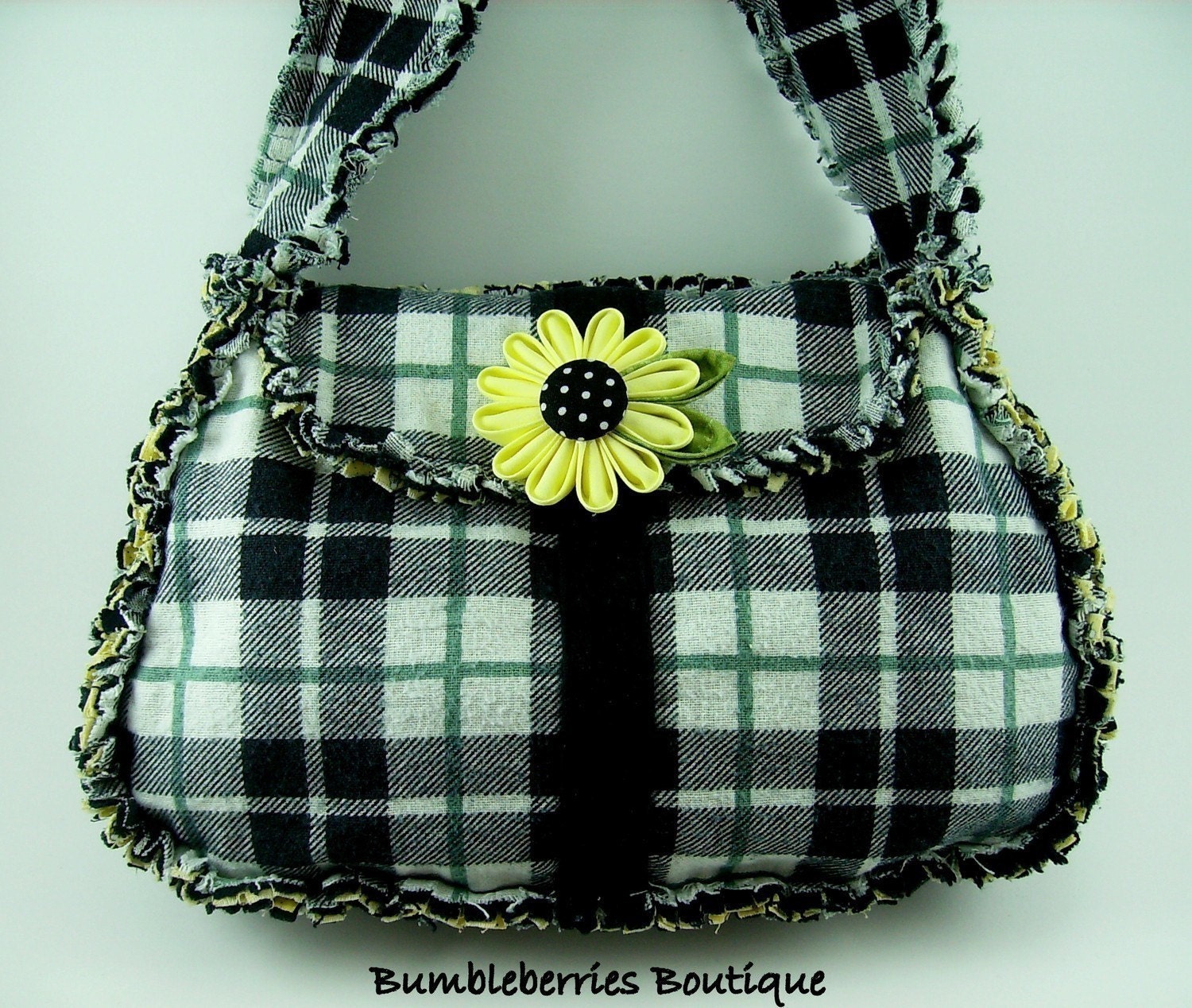 Rag Quilt Saddle Bag Sewing Pattern PDF Tutorial
