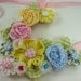 Fabric Flower Bib Necklace Tutorial PDF version no. 2 .... with 3 fabric flower patterns