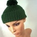Mike Nesmith Monkees Inspired Wool Hat Cap Toque Green for man or woman Super Soft Acrylic or 100% Wool