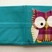 Plaid Owl Bifold Duct Tape Wallet - Teal