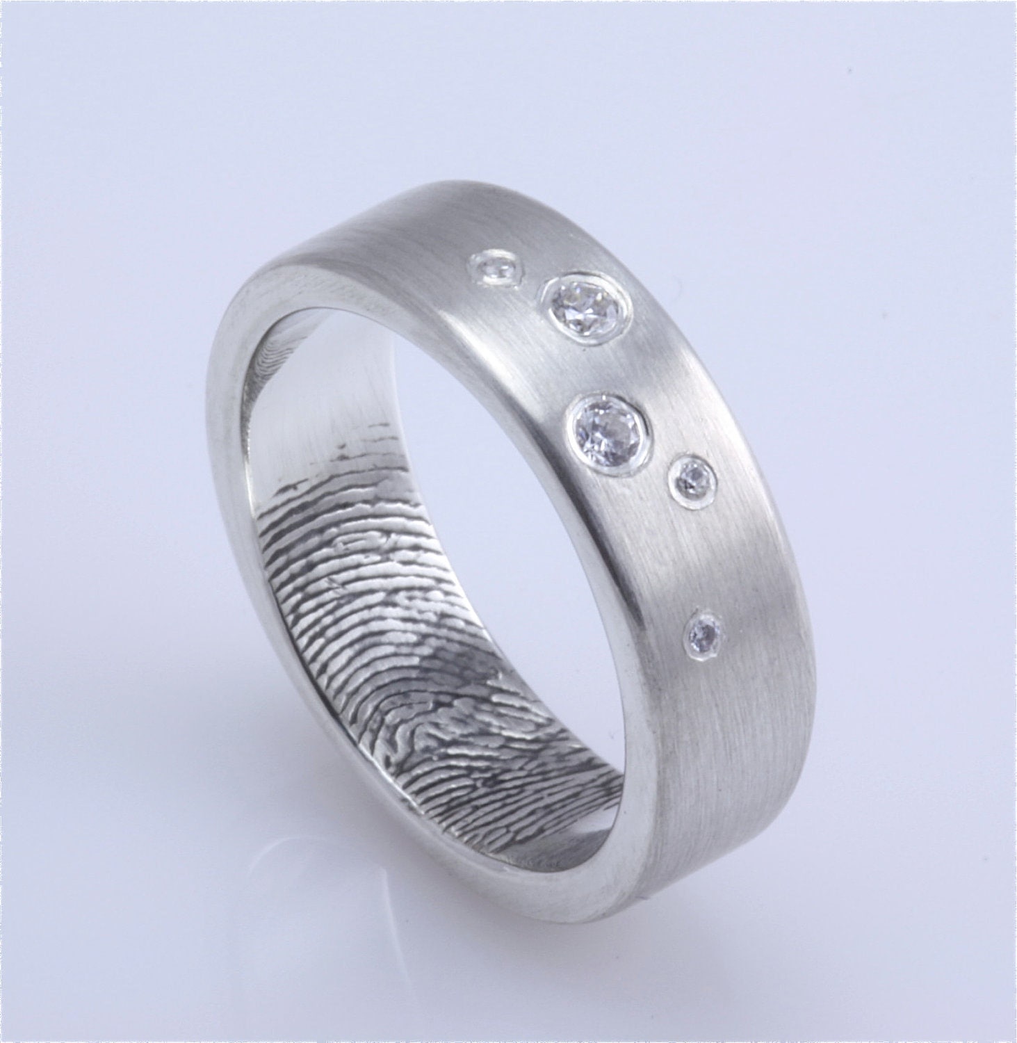 fingerprint wedding bands