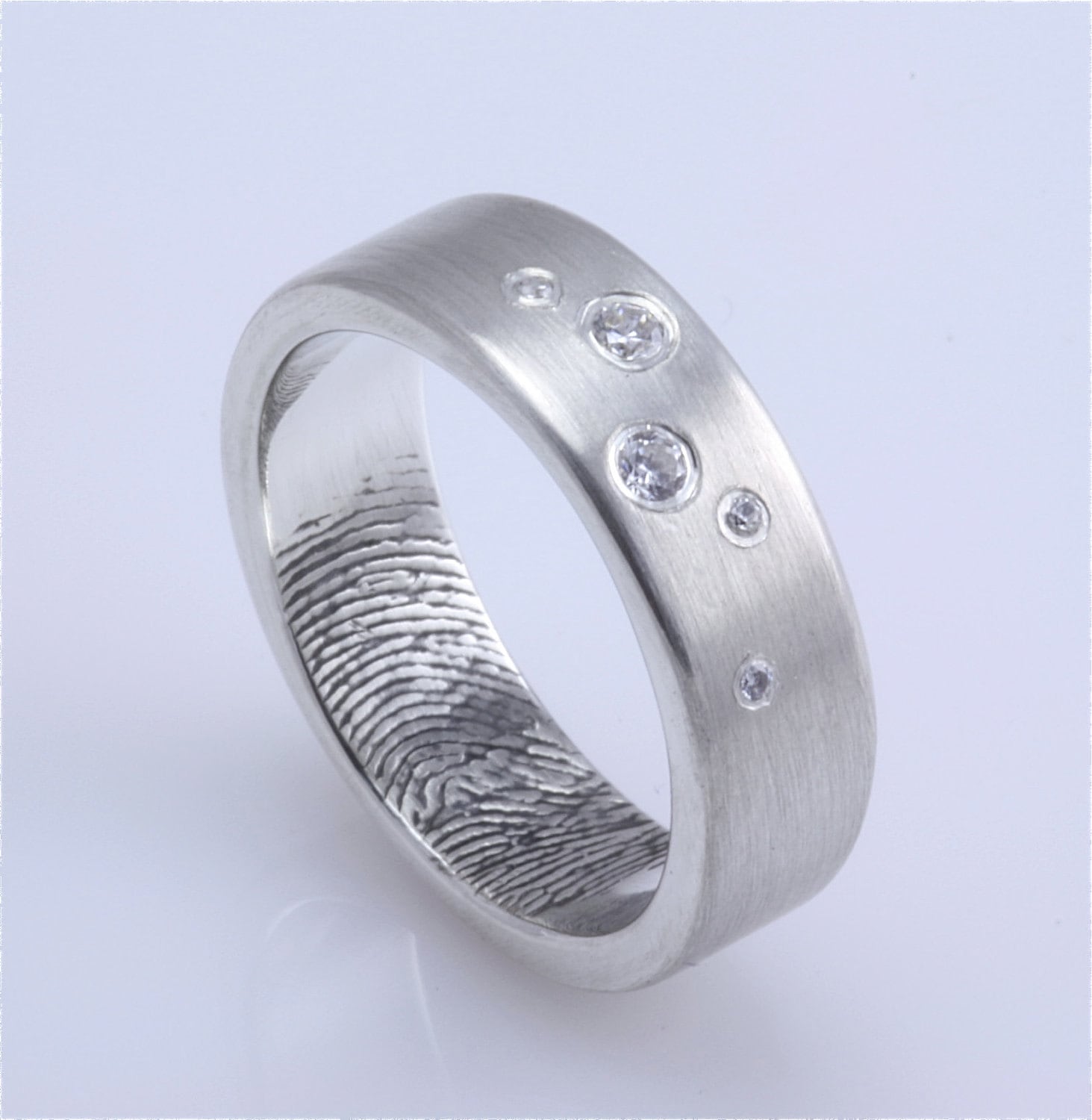 fingerprint wedding bands