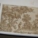Brown Laura Ashley Toile Placemats and Napkins