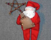 Santa Claus Christmas Ornament Pattern, Janet's Creations Pattern