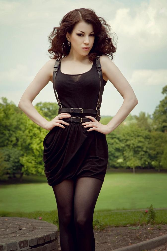Nora James Leather Double Strap Harness Belt