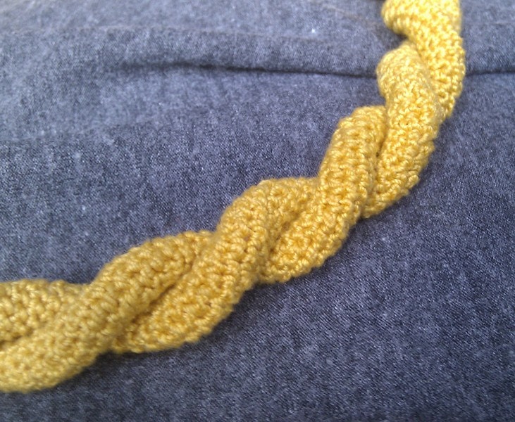 Rope Necklace Crochet Jewellery Pattern