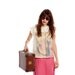 Woman Blouse hand painted silk chiffon-Woman blouse-Two cats and a half-Woman fashion