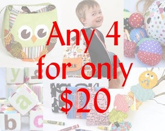 Any 4 Patterns for 20 - Bundled Package