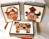 Decorative Needlepoint DIsplay Items