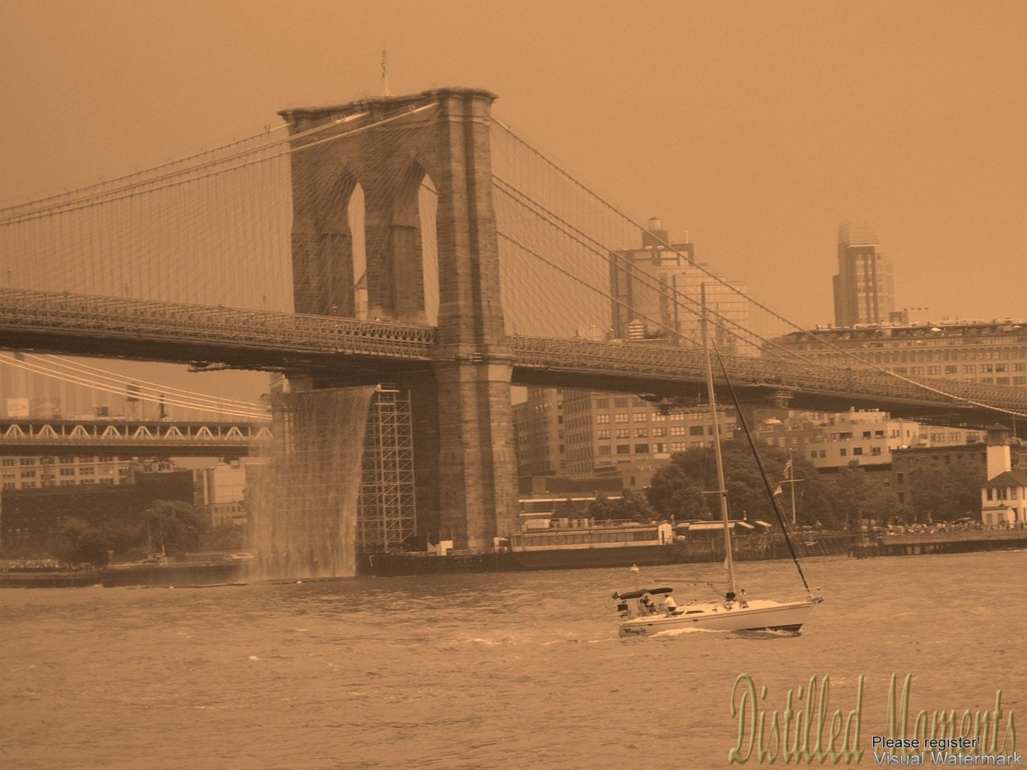 Brooklyn Bridge/Then Circa Now- 5x7
