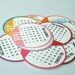 2011 Colorful Full Calendar Circles - 1.5in