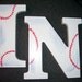 Letters - Handpainted - Baseball
