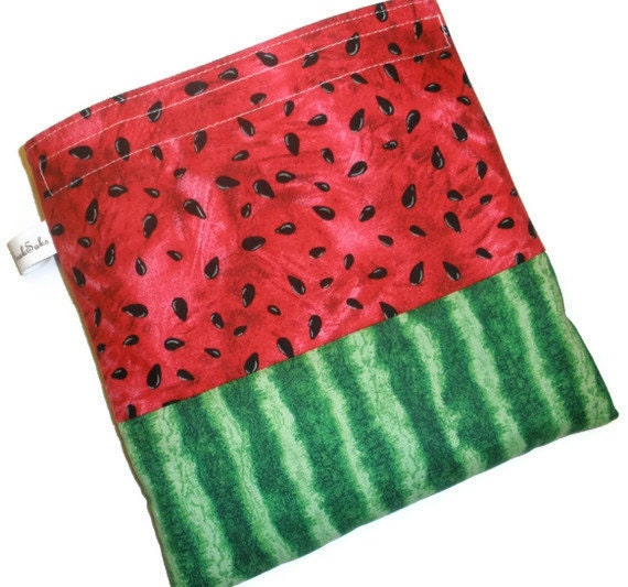 Snaksaks Reusable Sandwich Bag - Watermelon Slice