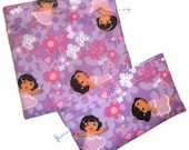 Reusable Sandwich and Snack Bag-Dora Hearts and Flowers Eco Friendly
