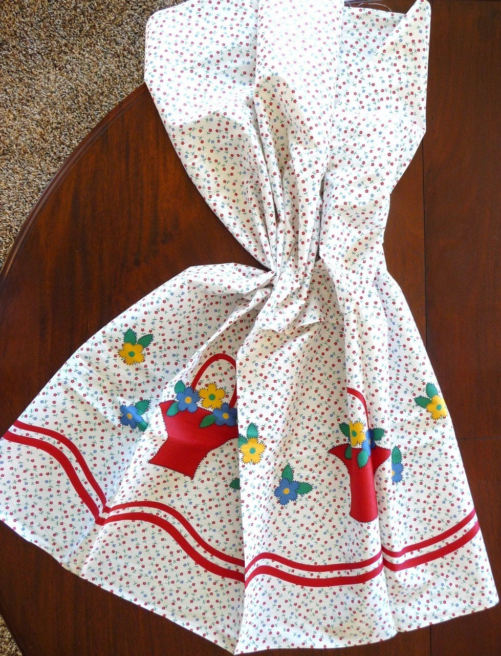 50's Flour sack border panel
