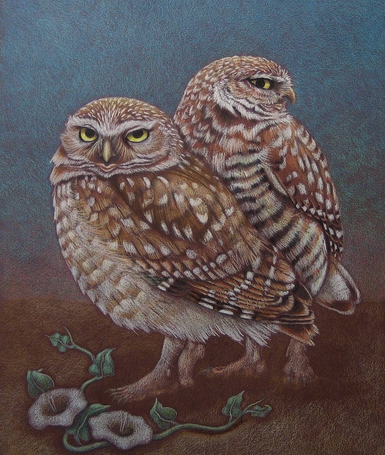 ANTHROPOMORPHIC BURROWING OWLS