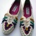 UNREAL 80s L.J. Simone Native American Aztec Magenta Purple Mustard Teal Tassel Leather Suede Oxfords Flats 8, 8.5