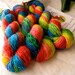 Rainbow Sock Yarn: Pot O' Gold on Shiva Sock, Full Skein