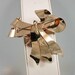 Vintage 1940 Walter LAMPL GF over Sterling Lillies in Ribbon BROOCH
