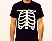 Skeleton Shirt or Costume for Men - Size S to XXL