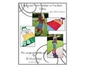 DIY Tutorial PDF Pattern - Recycled T-Shirt Halter/Tie-back Dress - Sizes 12M to 6 Years (plus)