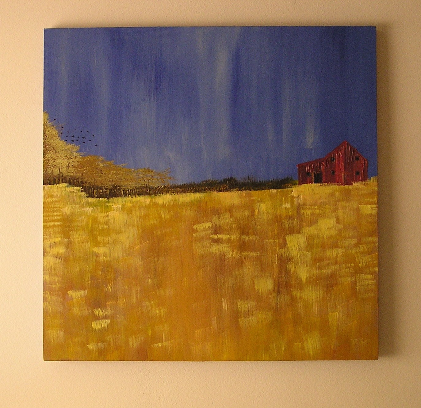 North Dakota Wheatfield, 1956  13 x 19 Quality Print Available