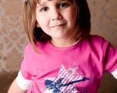 Adoption Rocks Adoption Shirts (Size 6/8) in Raspberry, Adoption Gifts, Adoption T-Shirts, Silk Screened Adoption Shirt