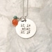 It is what it is, It is what it is Necklace, Adoption Gifts, Hand Stamped Sterling Silver, Encouragement Necklace, Sympathy Gift