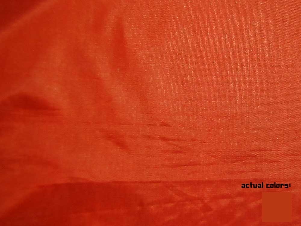 Red Solid Upcycled Umbrella Rain Coat