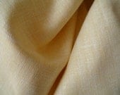 Yellow Hight Quality 100 Percent Linen - WIDE WIDTH - Japanese Linen Fabric
